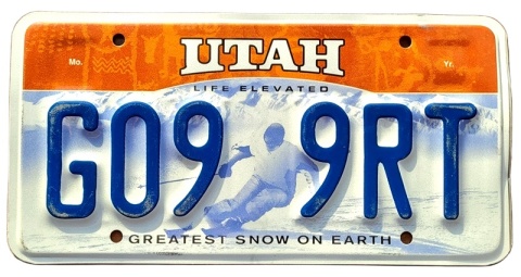 Utah - tablica z USA