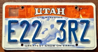 Utah - tablica z USA