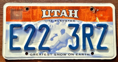 Utah - tablica z USA