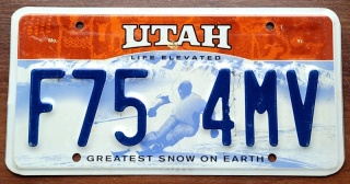 Utah - tablica z USA