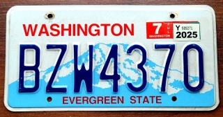 Washington 2025 - tablica z USA