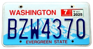 Washington 2025 - tablica z USA
