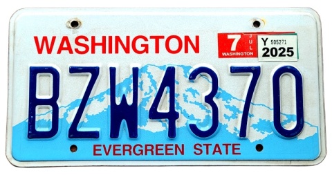 Washington 2025 - tablica z USA