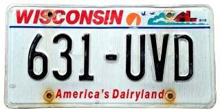Wisconsin - tablica z USA