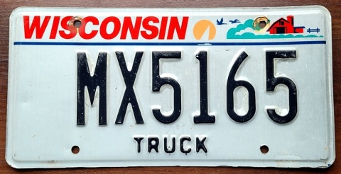 Wisconsin - tablica z USA