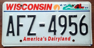 Wisconsin - tablica z USA