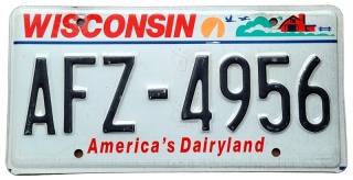 Wisconsin - tablica z USA