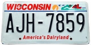 Wisconsin - tablica z USA