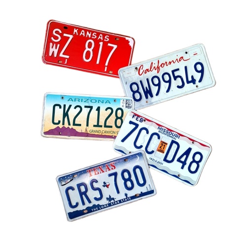 Zestaw 5 tablic z USA - Route 66