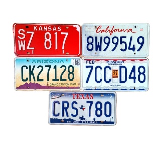 Zestaw 5 tablic z USA - Route 66