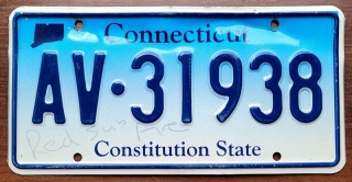 Connecticut - tablica z USA