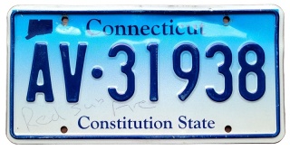 Connecticut - tablica z USA
