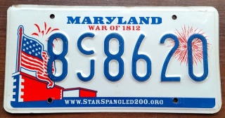 Maryland - tablica z USA