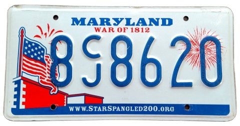 Maryland - tablica z USA