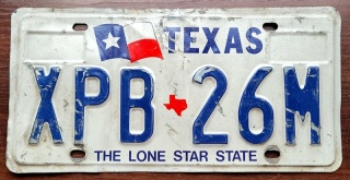 Texas - tablica z USA