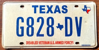 Texas - tablica z USA