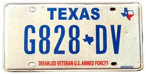 Texas - tablica z USA