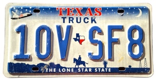 Texas - tablica z USA