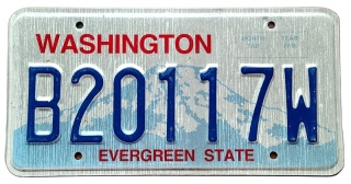 Washington - tablica z USA