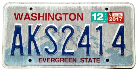 Washington 2017 - tablica z USA