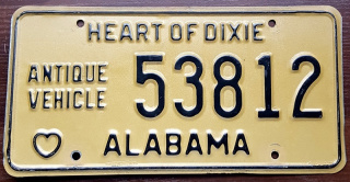 Alabama - Antique Vehicle