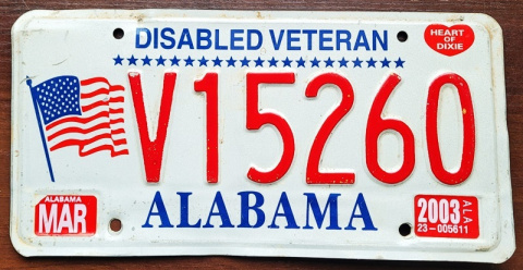 Alabama 2003 - VETERAN Alabama 2003 - VETERAN
