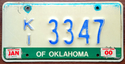 Oklahoma 2000 - indiańska - KIOWA Oklahoma 2000 - indiańska - KIOWA