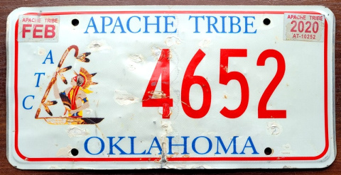 Oklahoma 2020 - indiańska - APACHE Oklahoma 2020 - indiańska - APACHE