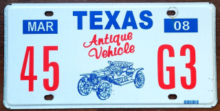 Texas - Antique Vehicle
