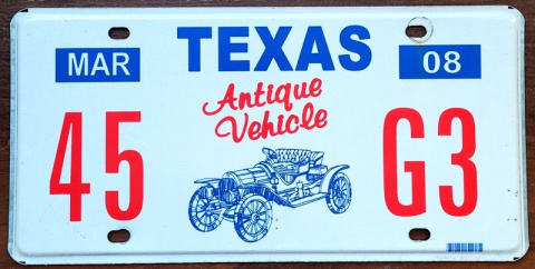 Texas - Antique Vehicle