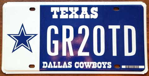 Texas - DALLAS COWBOYS - unikat Texas - DALLAS COWBOYS - unikat