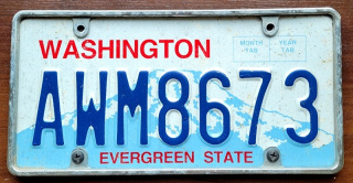 Washington + metalowa ramka