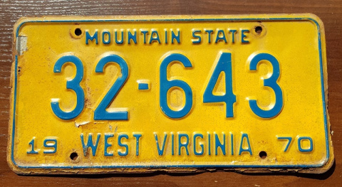 West Virginia 1970 West Virginia 1970