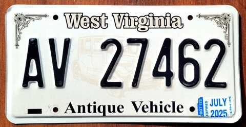 West Virginia 2025 - ANTIQYE VEHICLE West Virginia 2025 - ANTIQYE VEHICLE