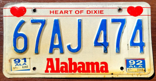 Alabama 1992
