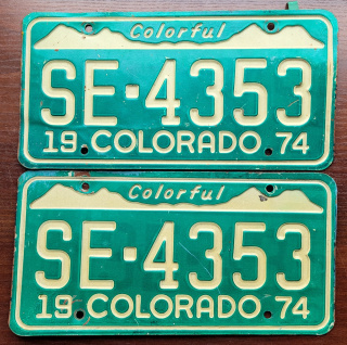 Colorado 1974 - para