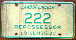 Illinois 1980 - tablica windykatora
