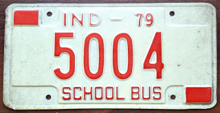 Indiana 1979 - SCHOOL BUS