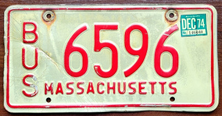 Massachusetts 1974 - BUS