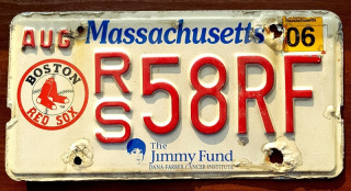 Massachusetts 2006 - BOSTON RED SOX