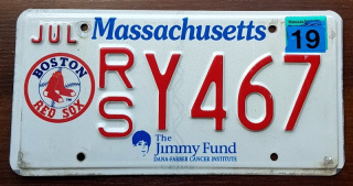 Massachusetts 2019 - BOSTON RED SOX
