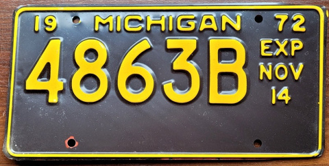 Michigan 1972 Michigan 1972
