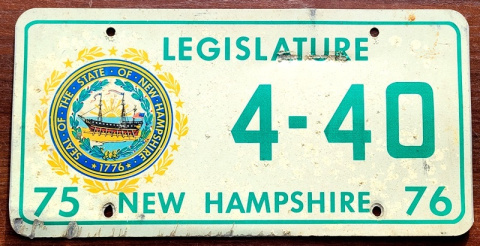 New Hampshire 1975/76 - rządowa