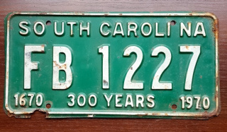 South Carolina 1970
