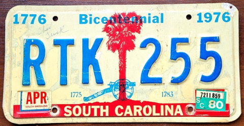 South Carolina 1976/80 South Carolina 1976/80
