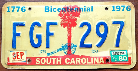 South Carolina 1976/80 South Carolina 1976/80