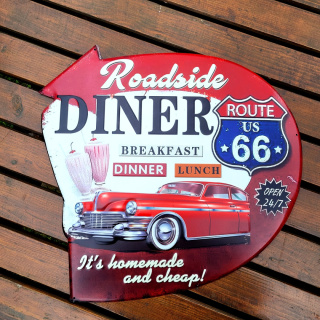 Szyld metalowy - DINER - duży
