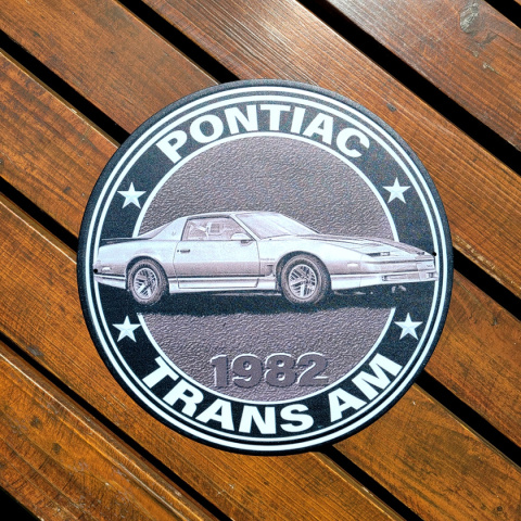 Szyld metalowy - Pontiac Trans AM 1982 Szyld metalowy - Pontiac Trans AM 1982