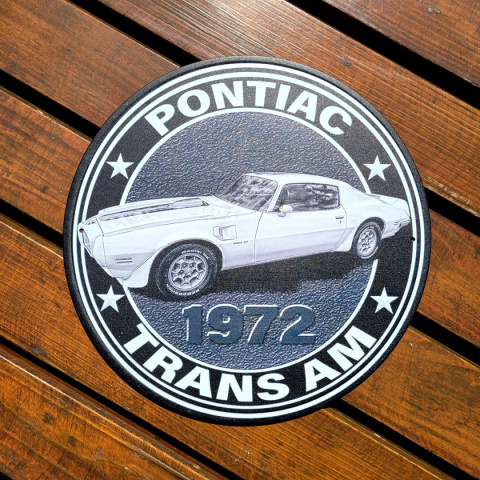 Szyld metalowy - Pontiac Trans AM 1972 Szyld metalowy - Pontiac Trans AM 1972