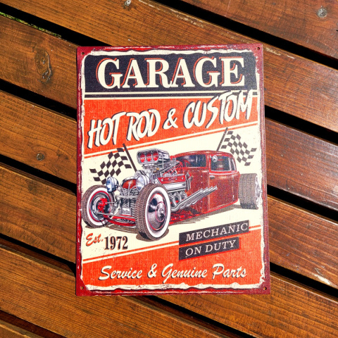 Szyld metalowy - HOT ROD Szyld metalowy - HOT ROD